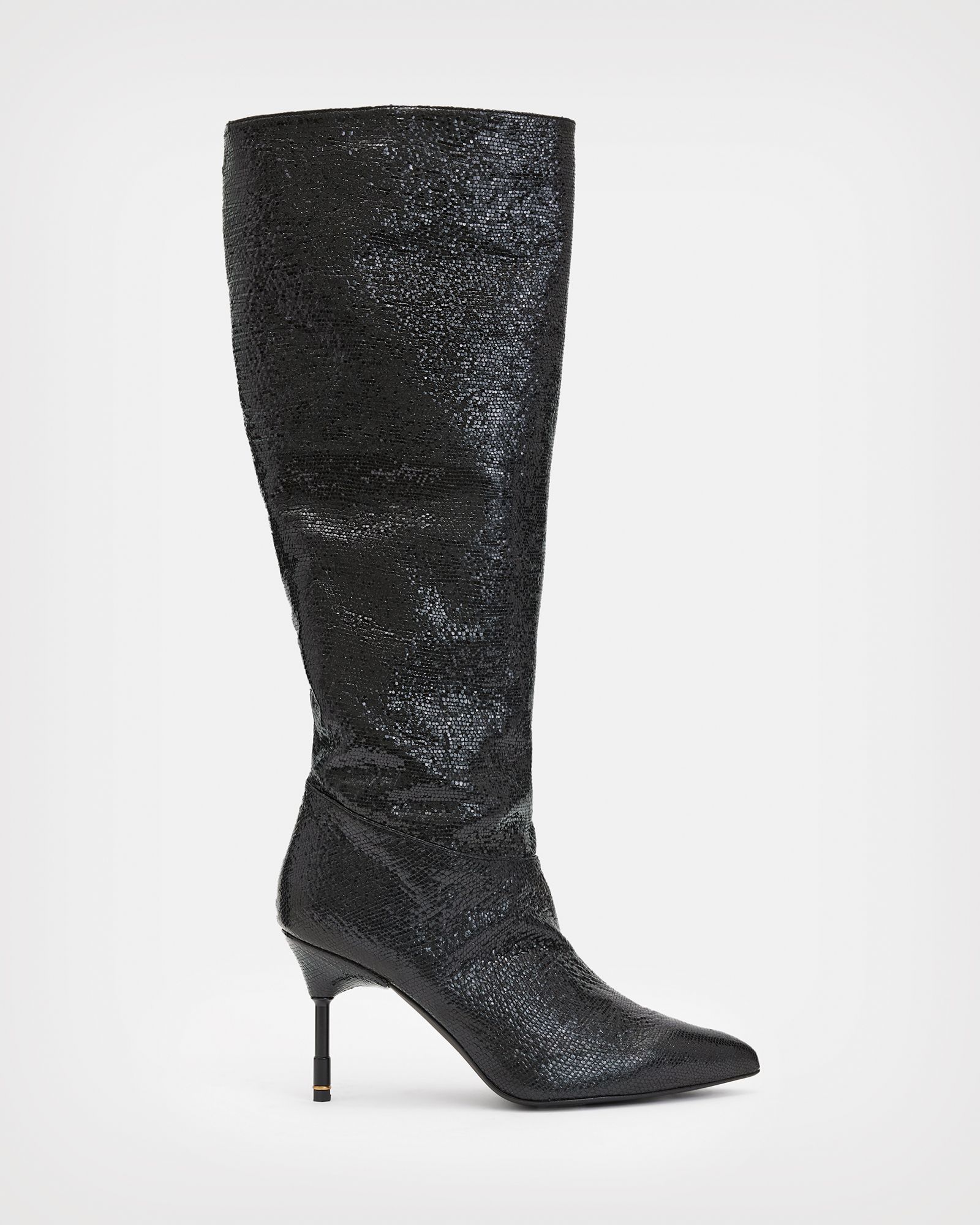 Nori Shimmer Leather Boots | AllSaints US