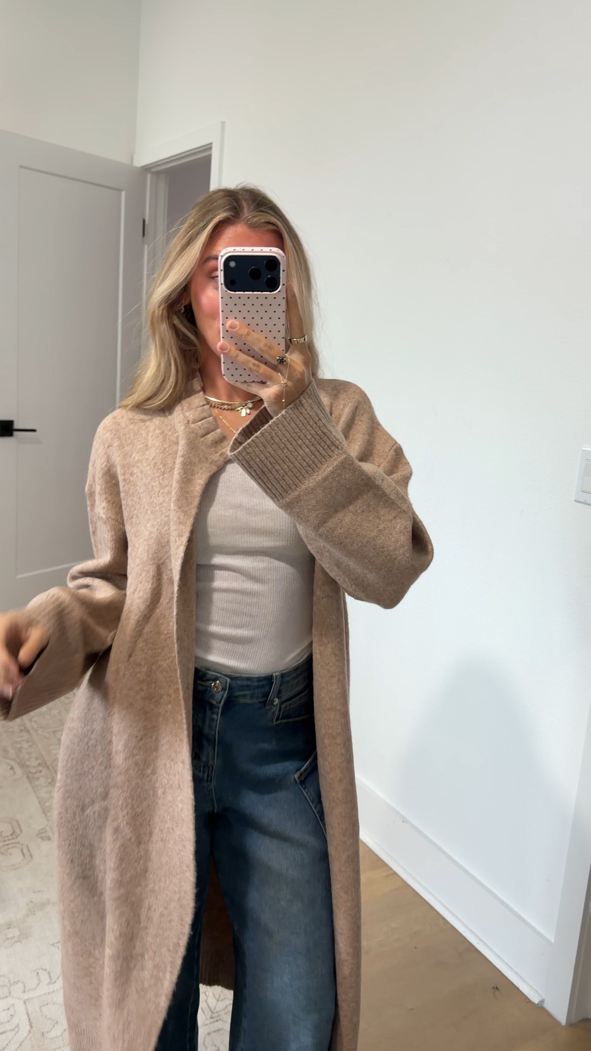 Amazon size small Saodimallsu Womens Ruffle Mock Neck Open Front Long Cardigan Sweaters
Oversized Loose Fit,Soft Knit,Two Side Hidden Pockets,Wide Cuff,Layering,Dressy Casual,Work,Travel