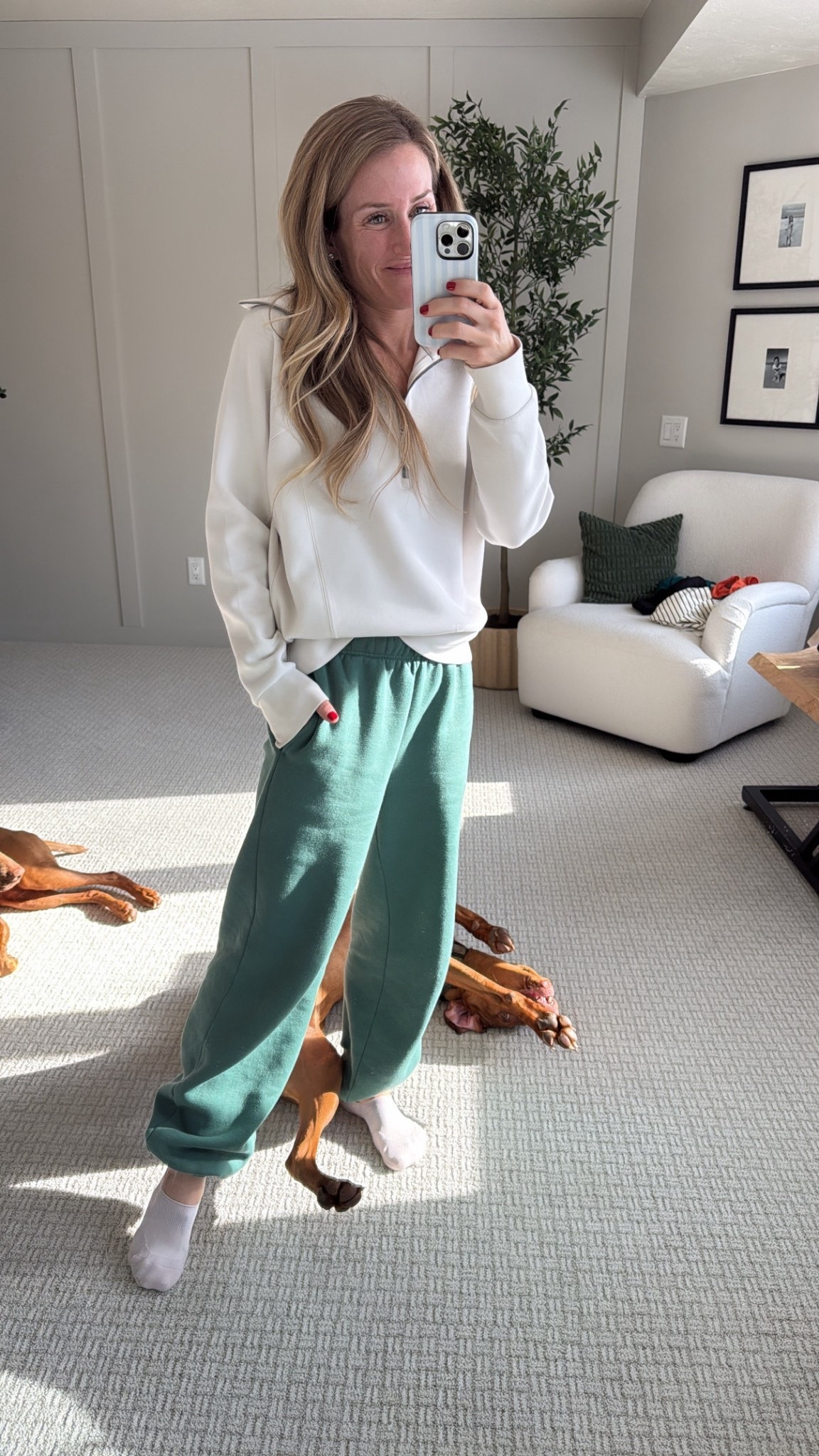 Sweatpants on sale! 
Wearing XS, regular 

#LTKmomlife #LTKootd #LTKgrwm