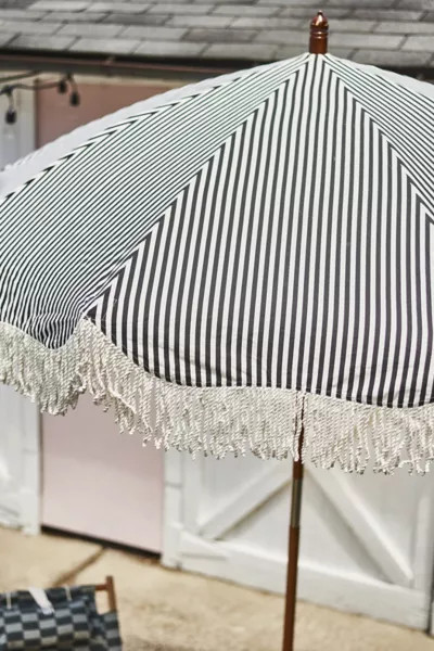Striped Outdoor Umbrella | Urban Outfitters (US and RoW)