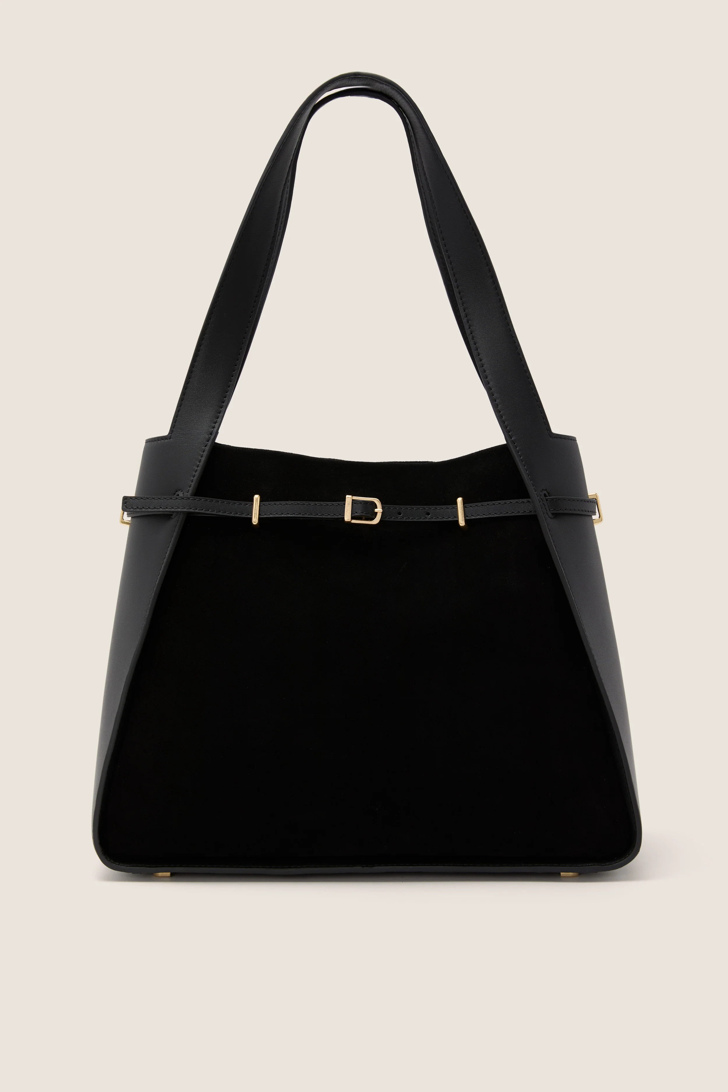 Black Cleo Suede Tote | Tuckernuck (US)