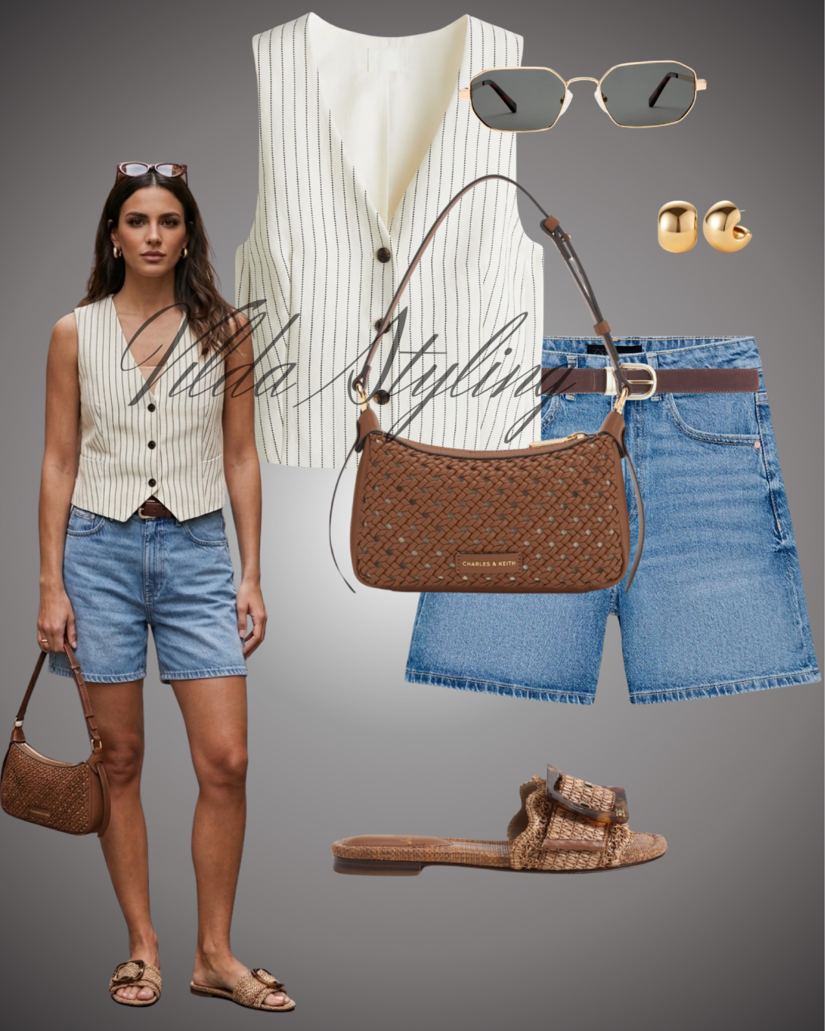 A waistcoat + denim shorts combo that instantly elevates your everyday look.
Clean, effortless, and so put together ✨ #waistcoatoutfit #veststyle #summeroutfit #minimalstyle #neutraloutfit #outfitinspo #casualchic #streetstyle 

#LTKstyletip #LTKsummer #LTKspring