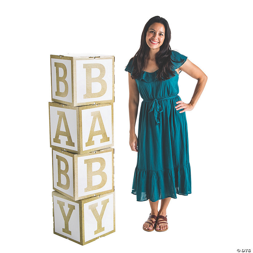 Baby Blocks Cardboard Stand-Ups | Oriental Trading Company