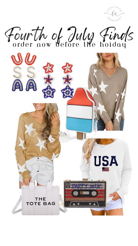 Amazon Fourth of July finds that you can get in time for the holiday! 

#fourthofjuly #amazonprime #amazonfashion

#LTKitbag #LTKstyletip #LTKSeasonal