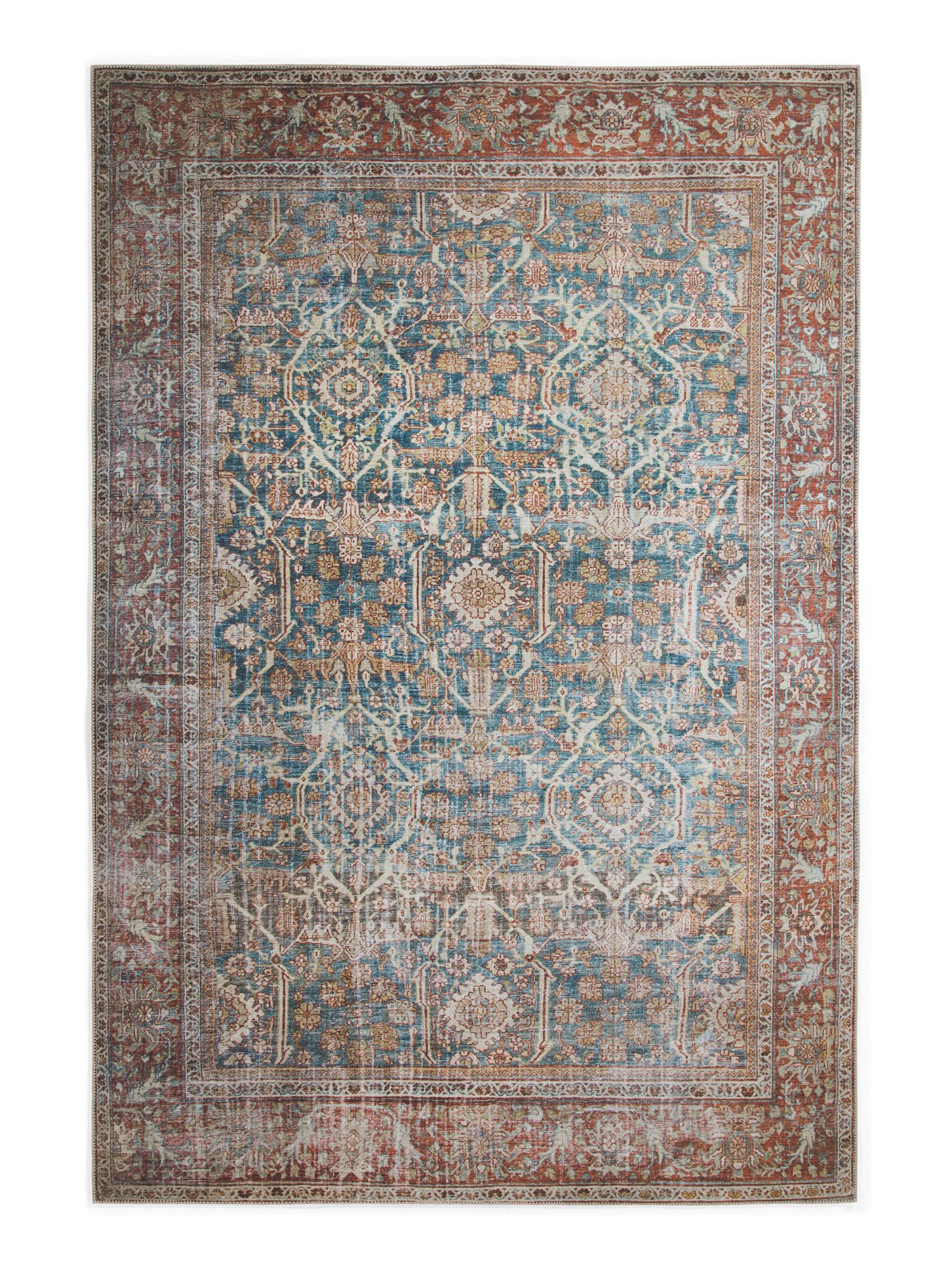 Printed Flatweave Area Rug | TJ Maxx