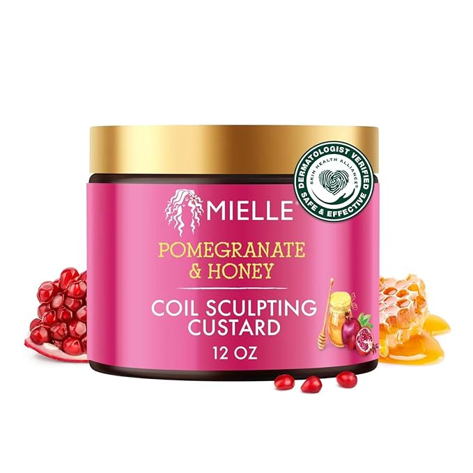 Mielle Organics Pomegranate & Honey Curl Cream - Coil & Curl Defining Hair Cream for Type 4 Hair ... | Amazon (US)