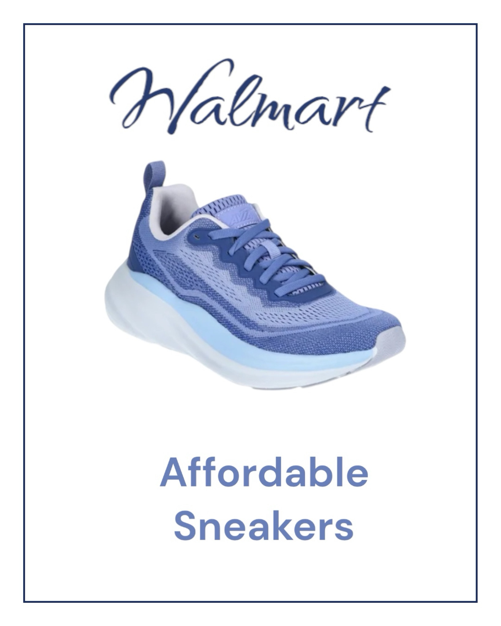 Affordable blue Avia sneakers @walmart Just $22.00
#sneakers

#LTKfitness #LTKfindsunder50