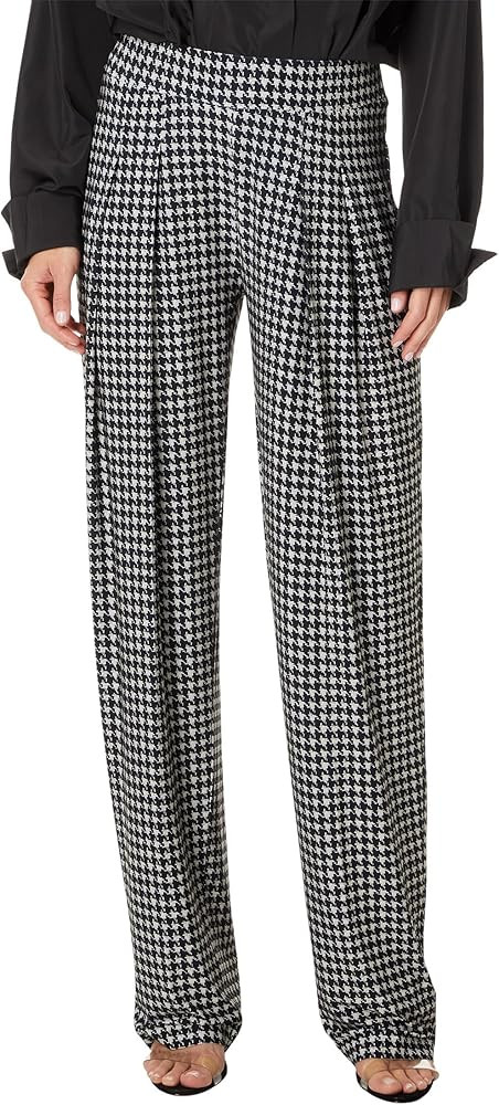 Norma Kamali Women's Low Rise Pleated Trouser | Amazon (US)