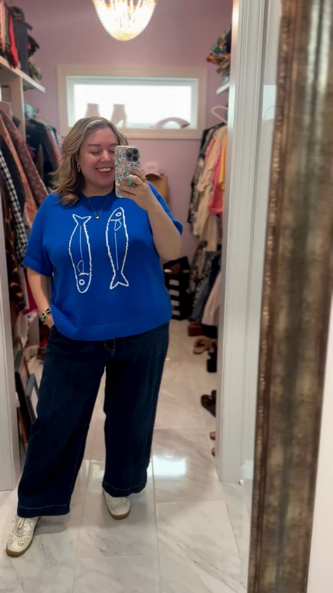 It’s a rainy Saturday and this little fish sweater is perfect. 🐠 Available sizes XL-4X, I’m in the 2X 💙

#LTKootd #LTKPlusSize #LTKgrwm