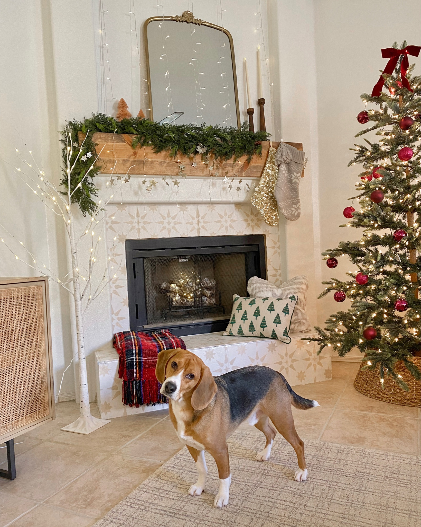 Christmas decor. Christmas home. Christmas tree. Christmas living room. Christmas fireplace. 

#LTKHoliday #LTKhome #LTKGiftGuide