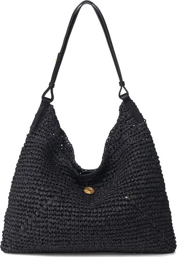 Raffia Triangle Shoulder Bag | Nordstrom
