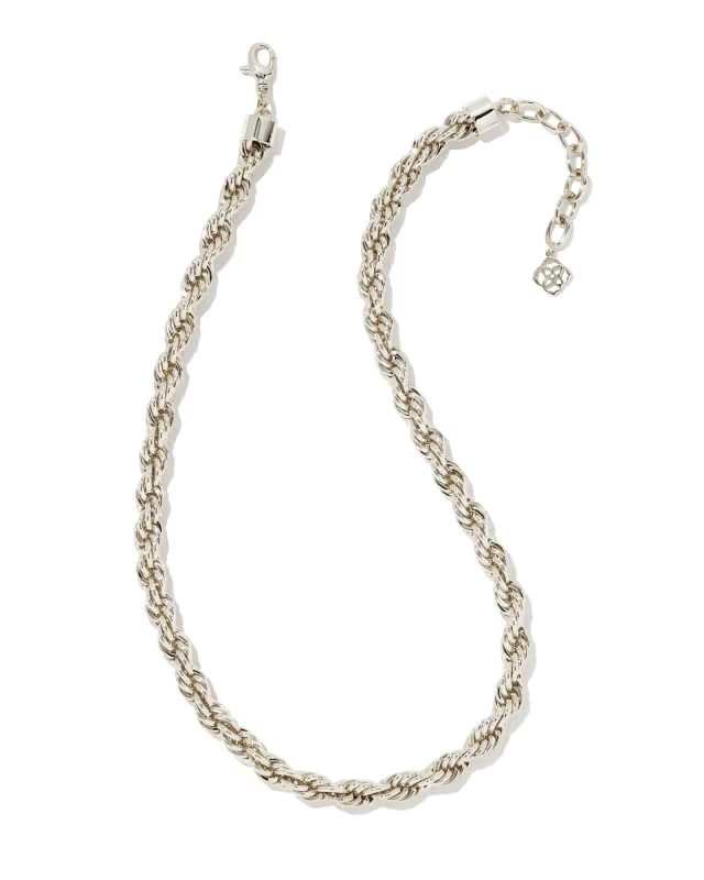 Cailey Chain Necklace in Silver | Kendra Scott