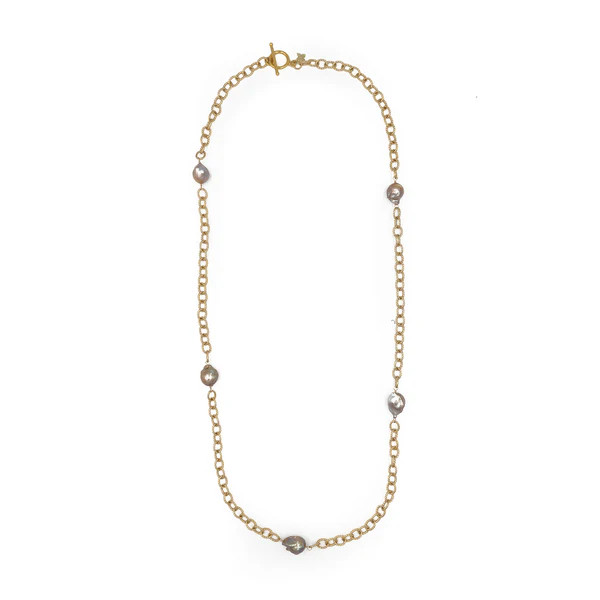 Cecilia Necklace, Rose Baroque | Hazen & Co