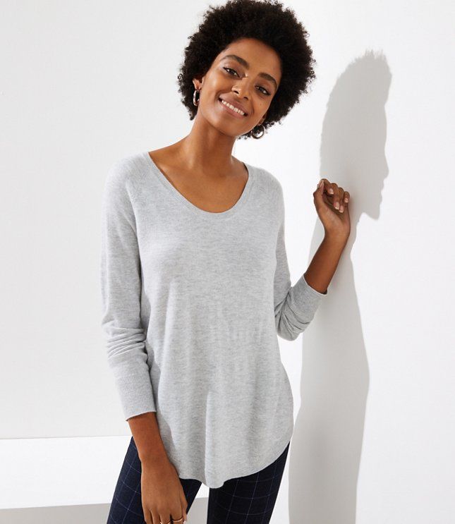 Shirttail Sweater | LOFT | LOFT