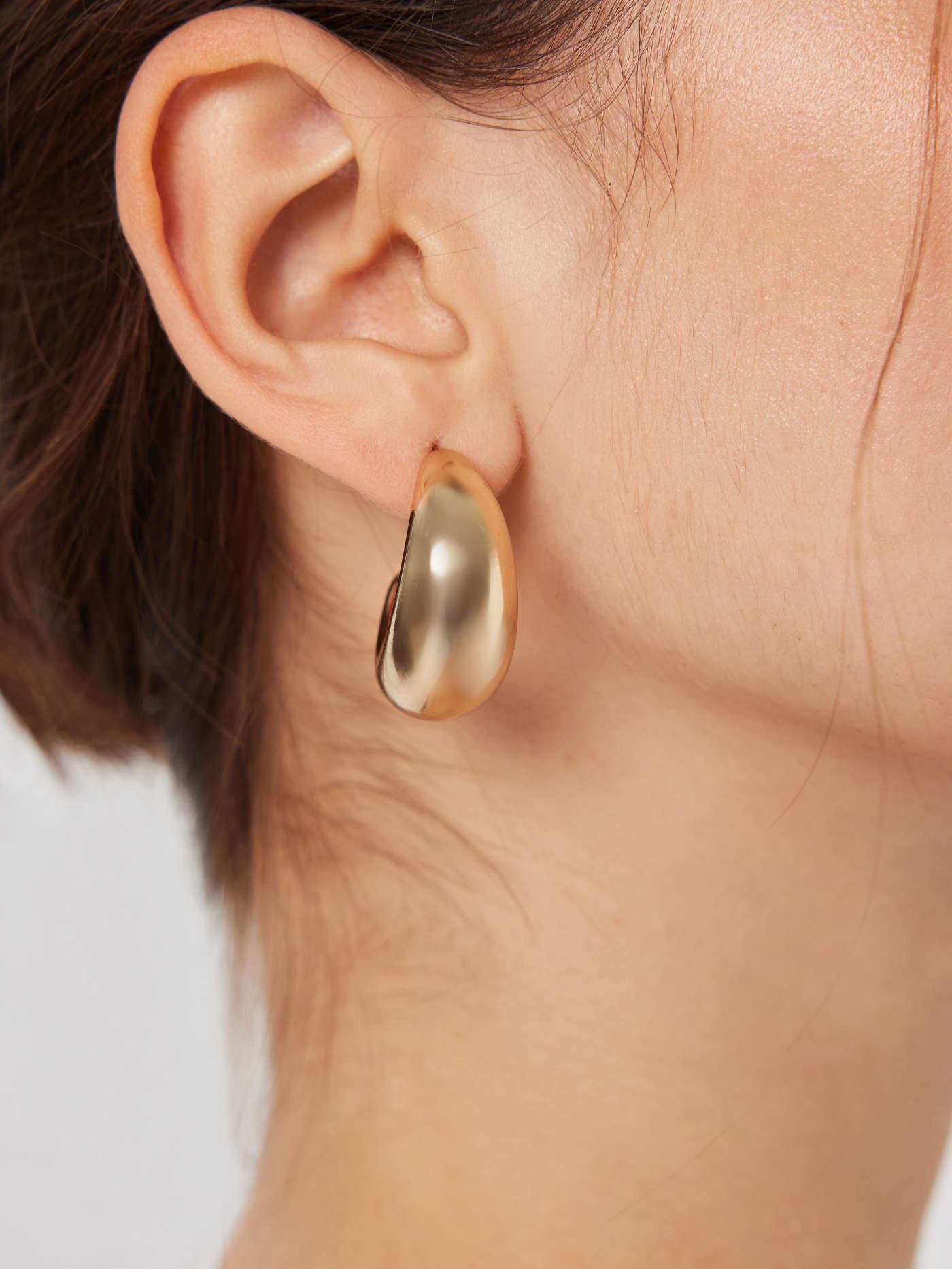 Plastic 3 PAIRS METAL HOOP EARRINGS For Daily Casual Work | Cider