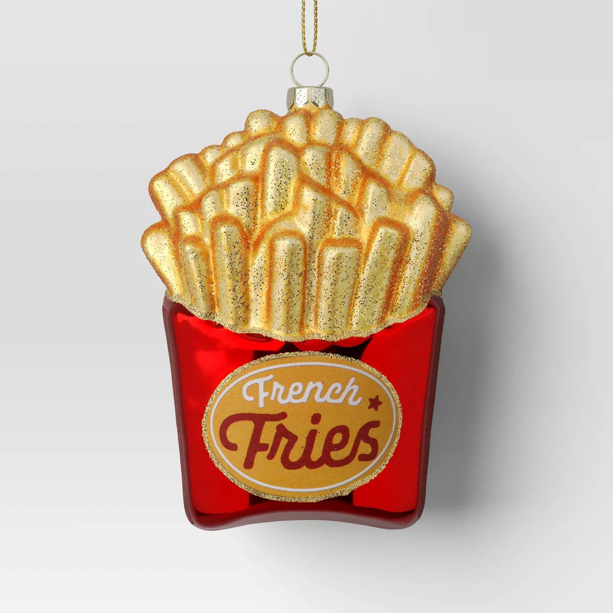5.15" Christmas Glass French Fries Ornament - Wondershop™ | Target