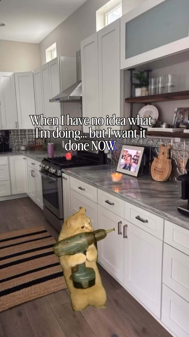 You should’ve seen his face when I said I was going to do it myself 😅
No plan, no instructions… just confidence and power tools.

 #cozyhome #simpleliving #motherhoodunfiltered #reelsinstagram #viralreels