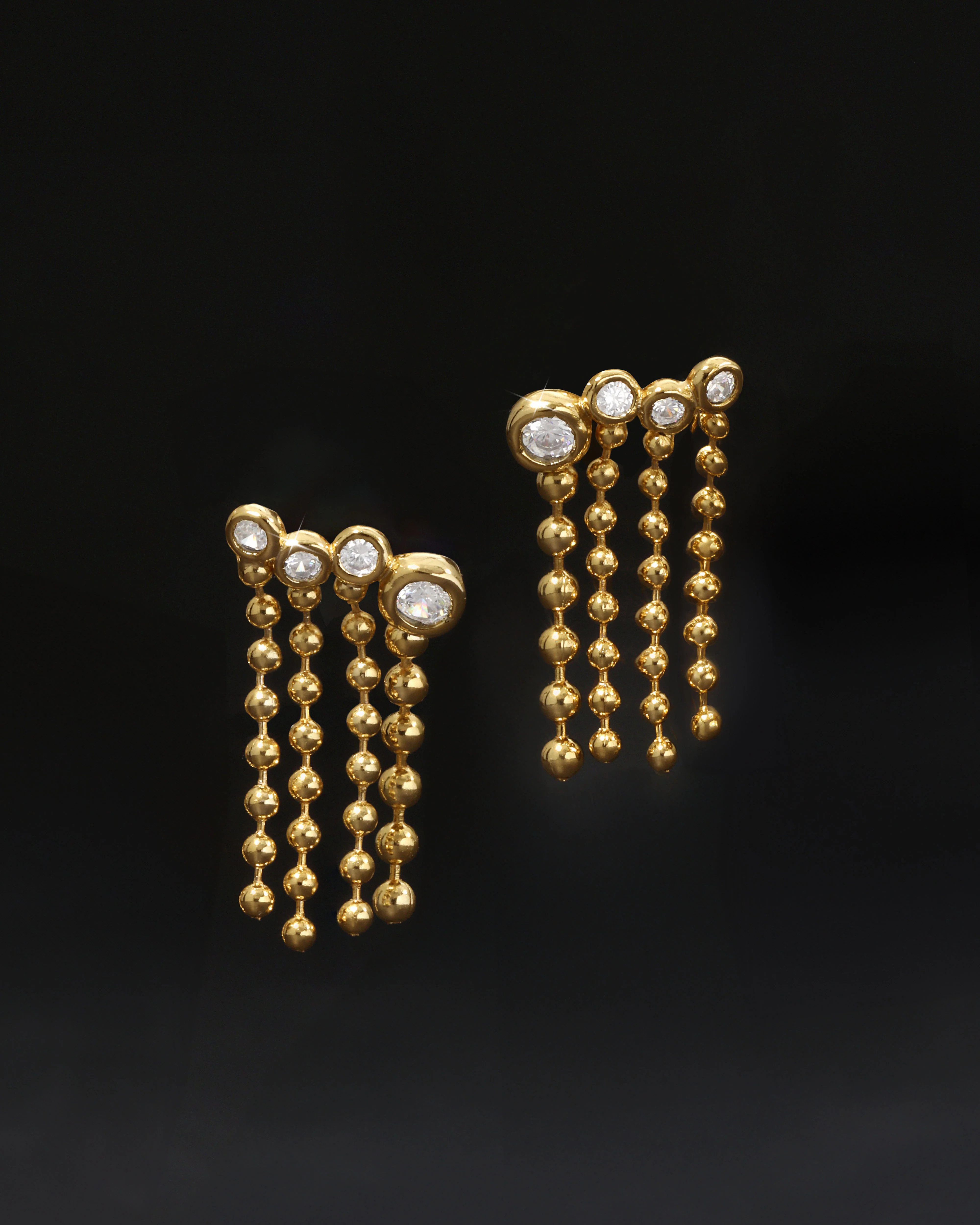 Asterales Bubble Fringe Ear Climber | Alexis Bittar