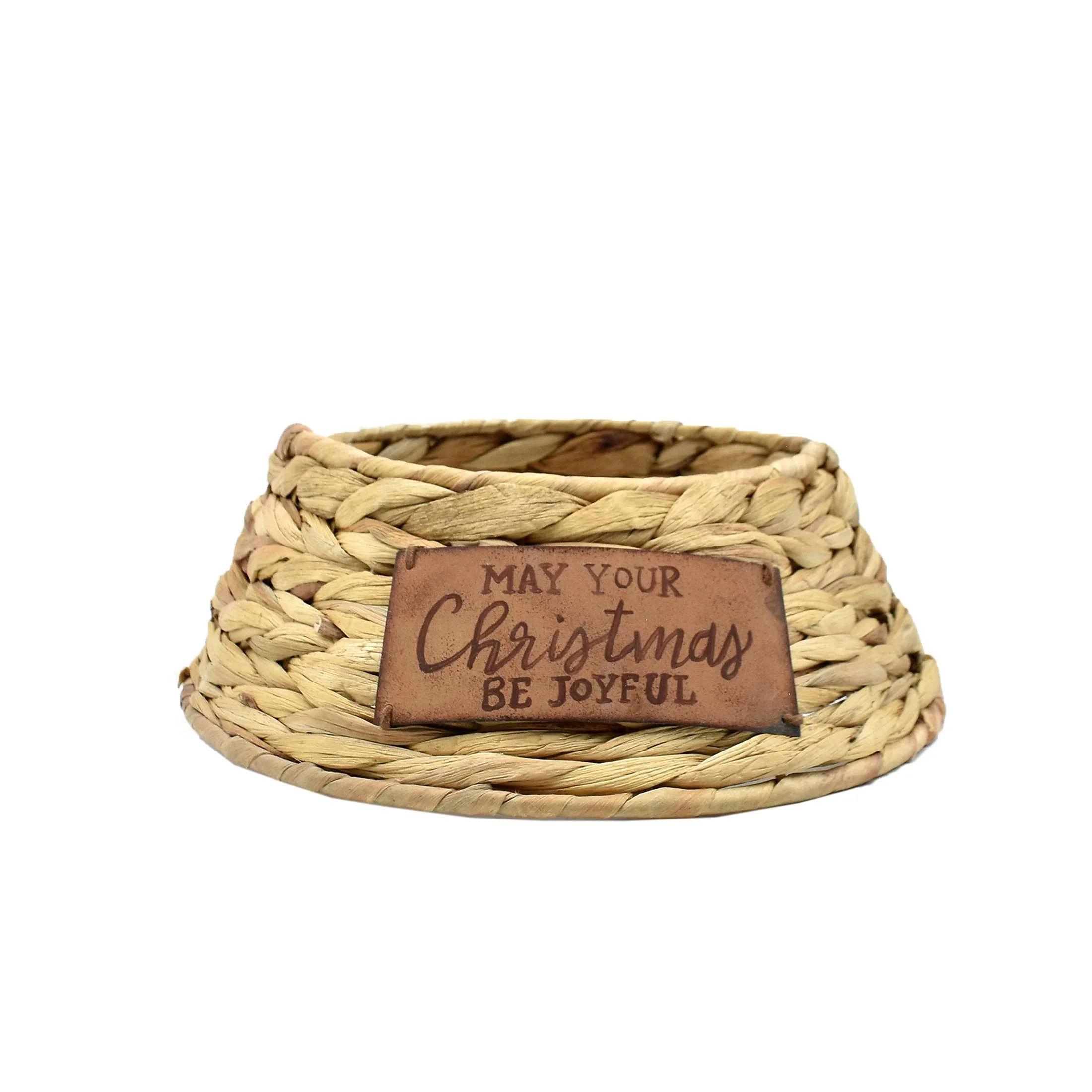 Home for Christmas Brown Nature Ornament Mini Tree Collar, 0.2 lb, by Holiday Time | Walmart (US)