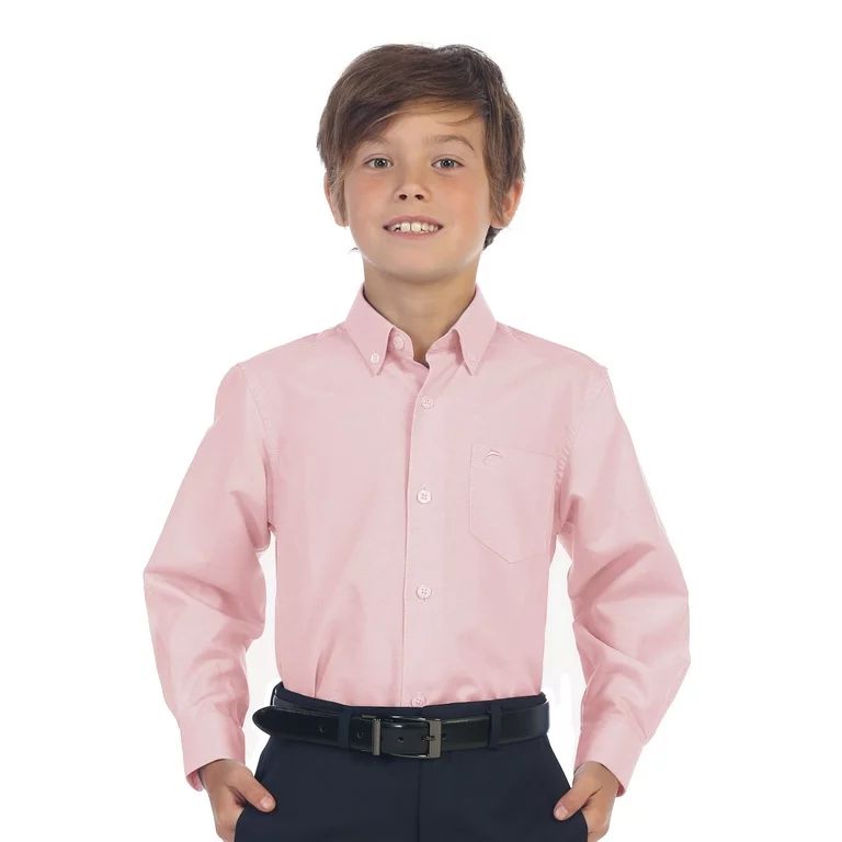 Gioberti Kids and Boys Oxford Long Sleeve Dress Shirt | Walmart (US)