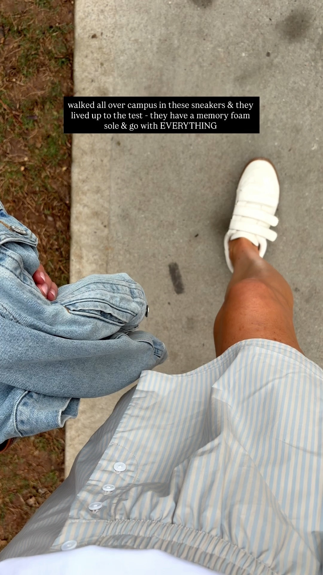These sneakers are so comfy - they have memory foam soles & they go with everything! They fit true to size.

#LTKgrwm #LTKootd #LTKSeasonal