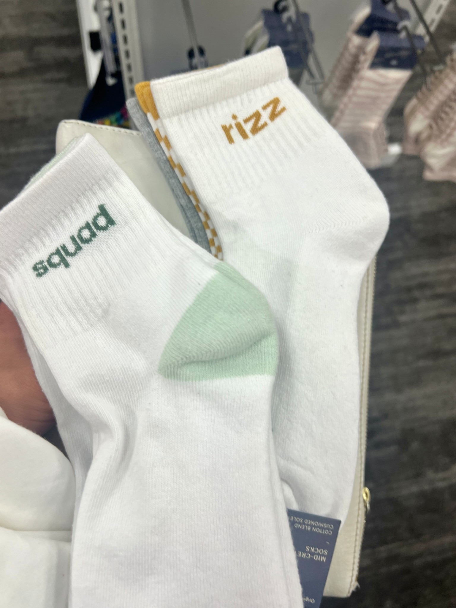Rizz Socks 🧦 ✨
… seem like perfect tween / teen Easter Basket stuffers, IMO! On sale for sock 3-packs for $6!



#LTKSeasonal #LTKKids #LTKFamily