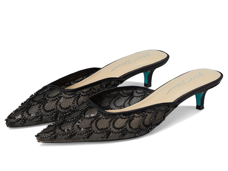 Blue by Betsey Johnson Ellis Women's Shoes Black : 11 M, Textile | Zappos