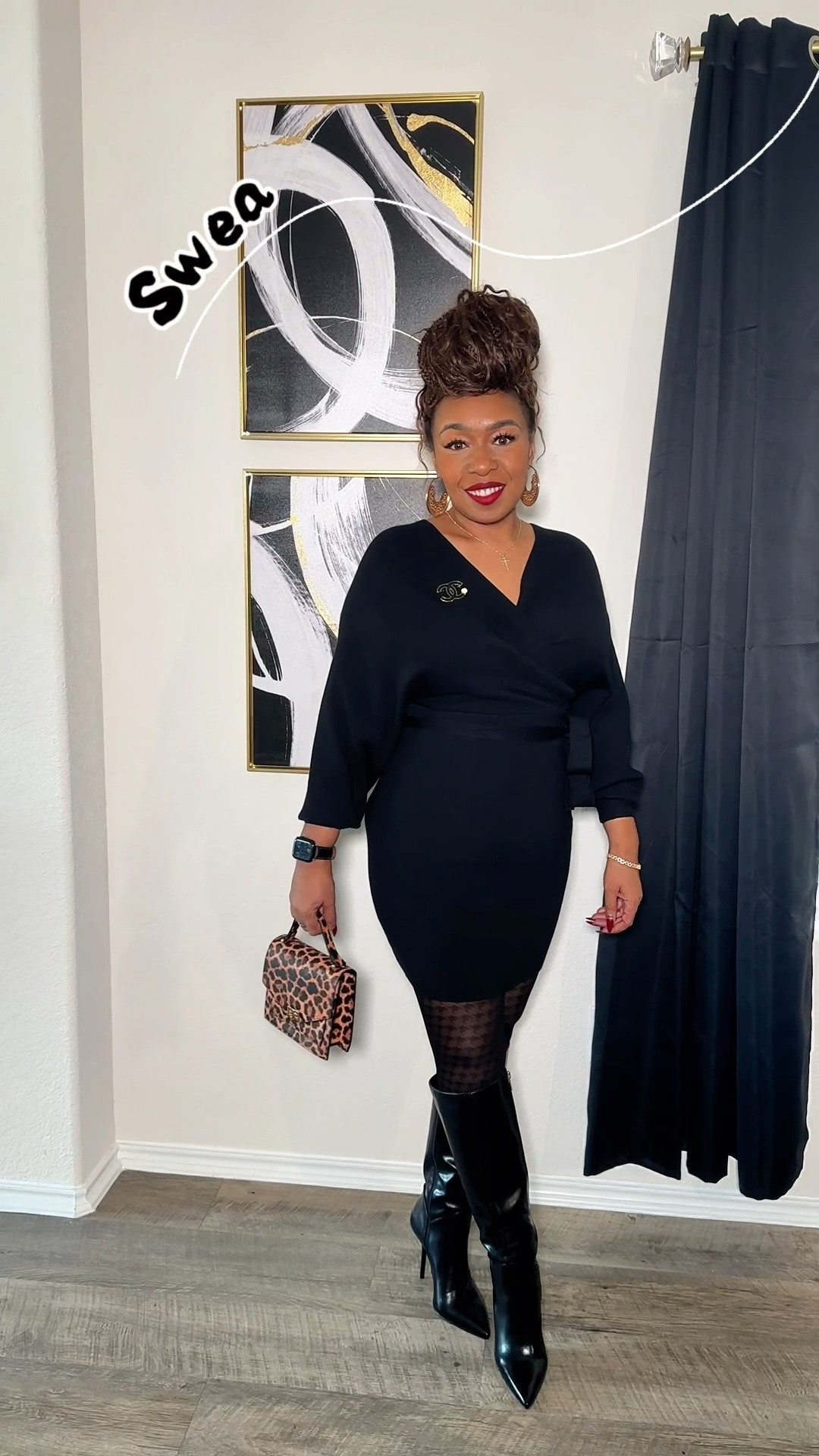 One dress, multiple moods 🖤
Shoulders up for classy, off-the-shoulder for a little spice ✨
Switch the belt, change the bag, elevate the whole look.
And let’s be clear… a red lip is non-negotiable 💄
#tlb #jessicaSimpson #winteroutfits #bootseason 

#LTKootd