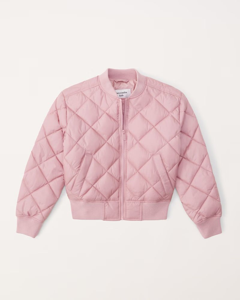 lightweight quilted puffer | Abercrombie & Fitch (US)