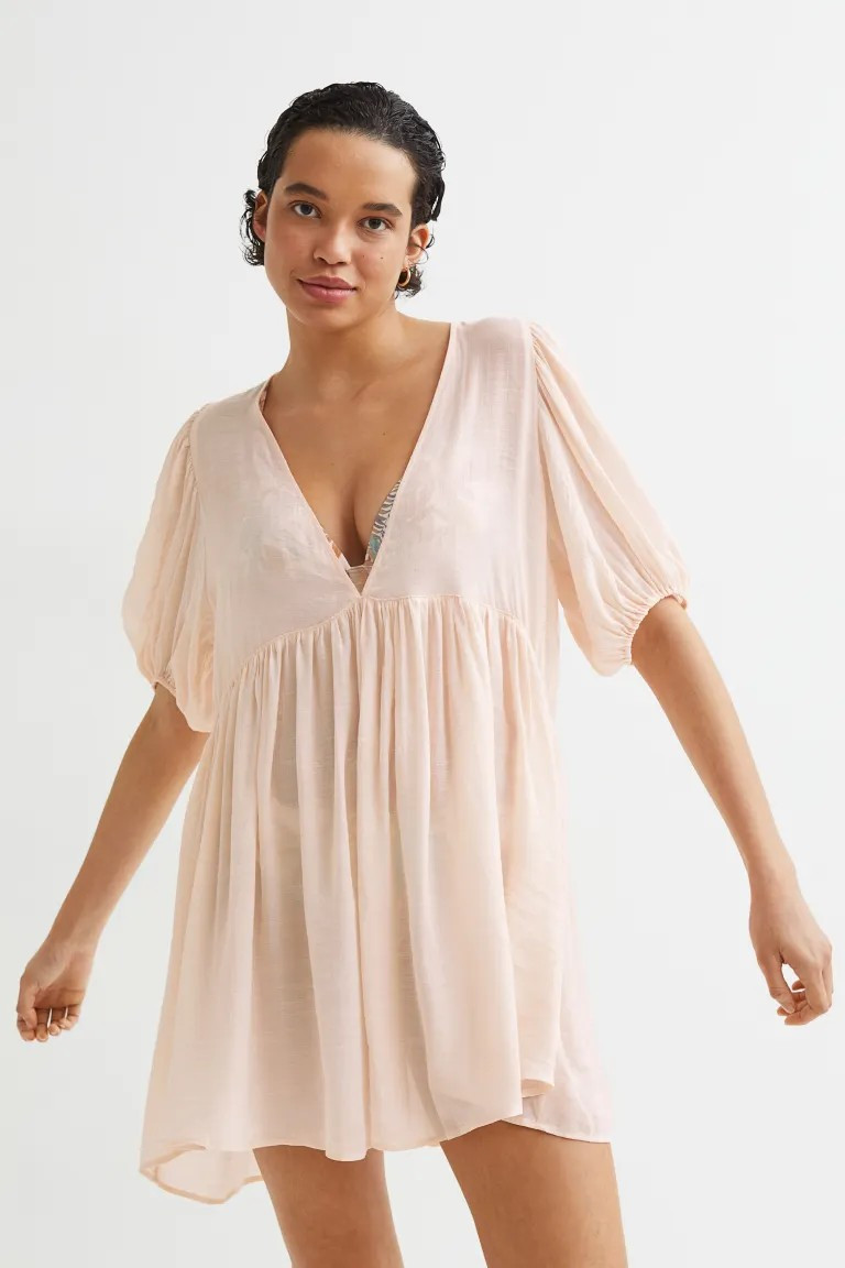 Puff-sleeved Beach Dress | H&M (US + CA)