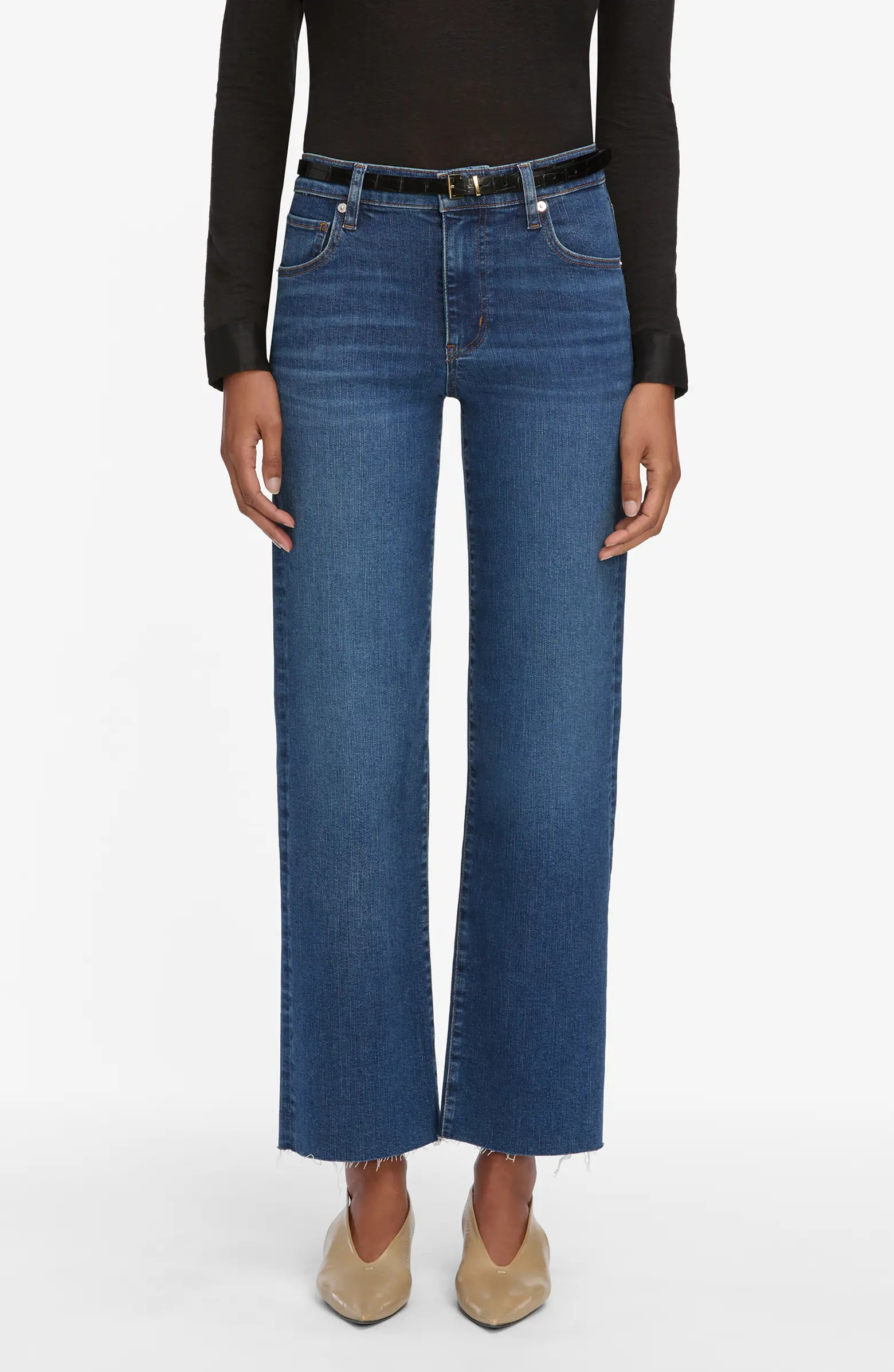 FRAME The Mellow Ankle Straight Leg Jeans | Nordstrom | Nordstrom