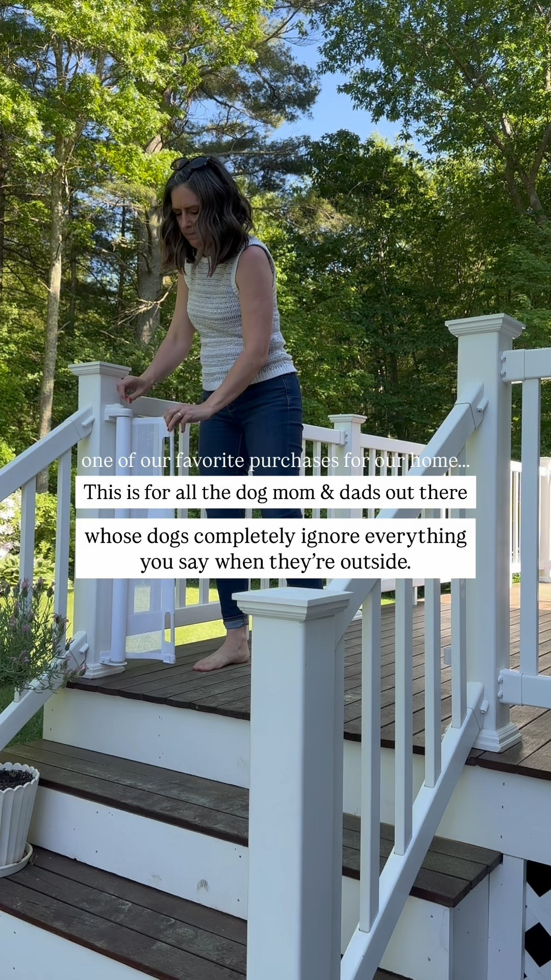 One of our favorite purchases for our home has been these retractable gates to keep the dog on the deck.

#LTKHome #LTKSaleAlert #LTKFindsUnder100