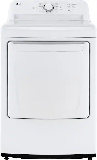 LG - 7.3 Cu. Ft. Gas Dryer with Sensor Dry - White | Best Buy U.S.