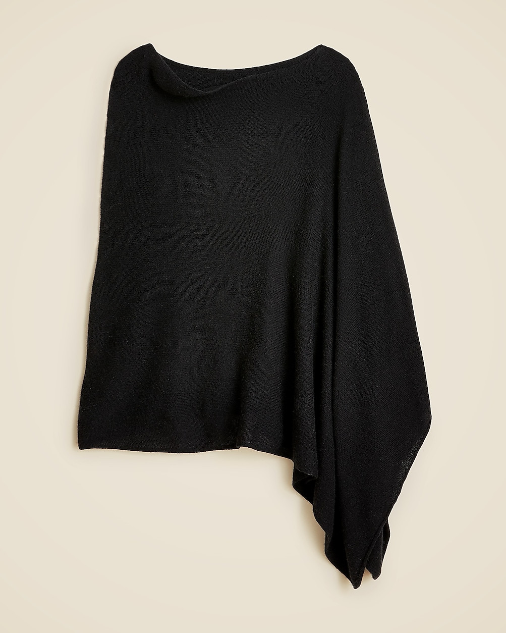 Cashmere-wool blend poncho | J. Crew US