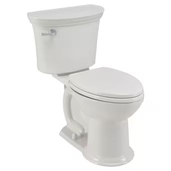 American Standard  Esteem VorMax White Elongated Chair Height 2-piece WaterSense Toilet 12-in Ro... | Lowe's