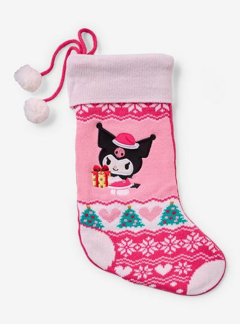 Sanrio Kuromi Knit Holiday Stocking — BoxLunch Exclusive | BoxLunch
