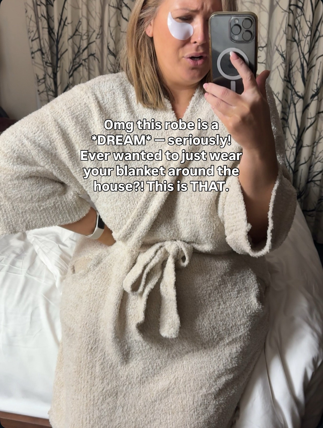 Believe it or not this is the S/M and I’m a plus size 2X lol!!! So needless to say the L/XL will def fit plus size! This sale is INSANE - $100 off!!! 

#LTKSaleAlert #LTKCyberWeek #LTKGiftGuide