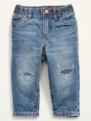 Unisex Loose Rip &#x26; Repair Jeans for Baby | Old Navy (US)