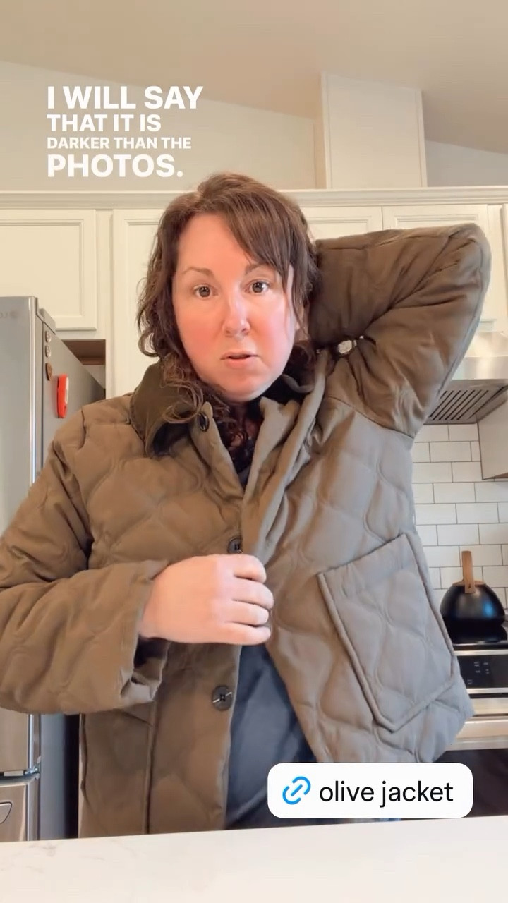 $23 jacket! I got a large in the olive color. The color is darker than the photos. It’s more of an olive brown but still really pretty. It’s thicker than I thought it would be for this price  

#LTKOver40 #LTKootd #LTKstorytime