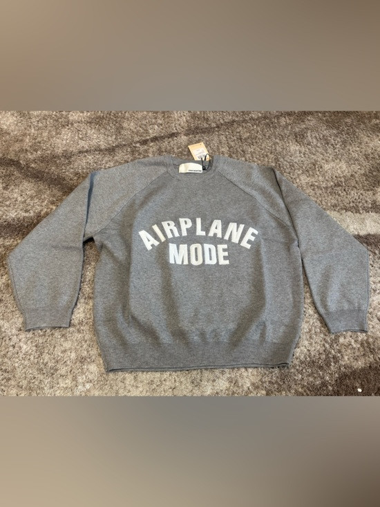 Pinkmartini Airplane Mode III Sweater Grey | Poshmark