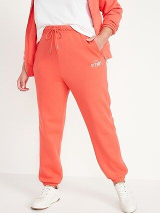 Extra High-Waisted Logo-Graphic Sweatpants for Women | Old Navy (US)