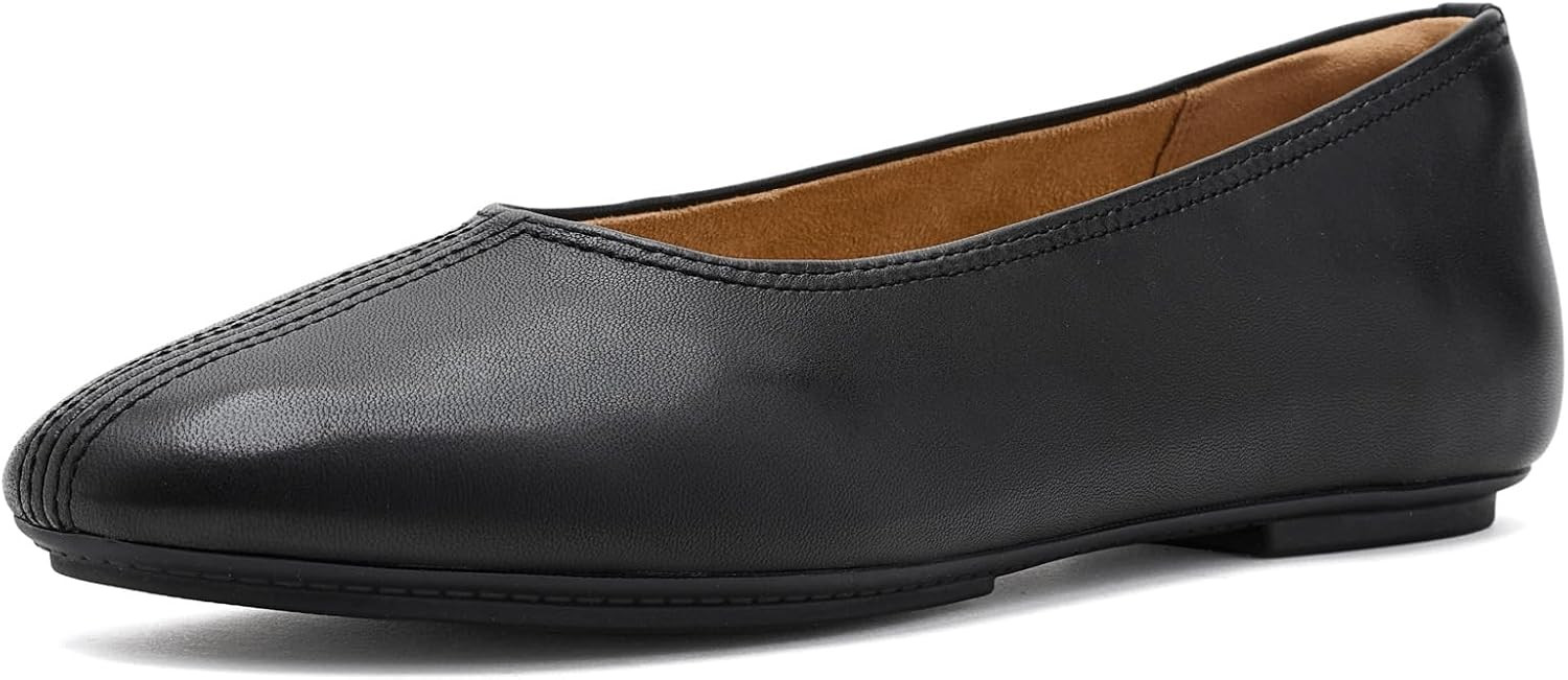 Fitflop Delicato High-Cut Leather Women's Black Flats | Amazon (UK)