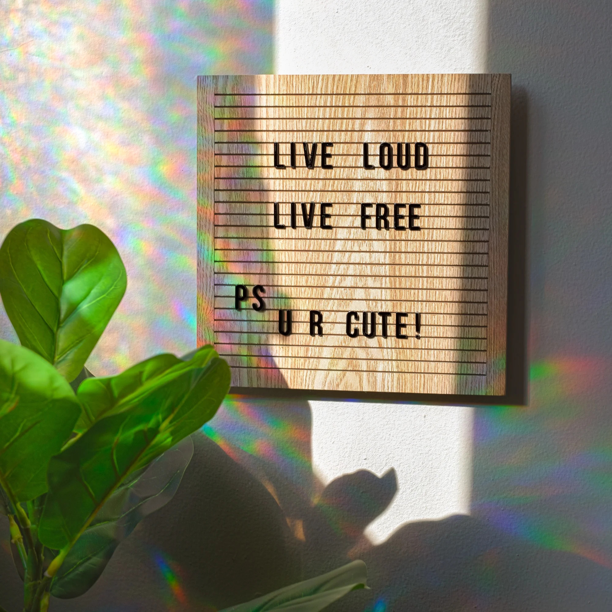 On The Surface Letter Board With Peg Letters, Wooden Letterboard & Black Letter Sheet | Walmart (US)