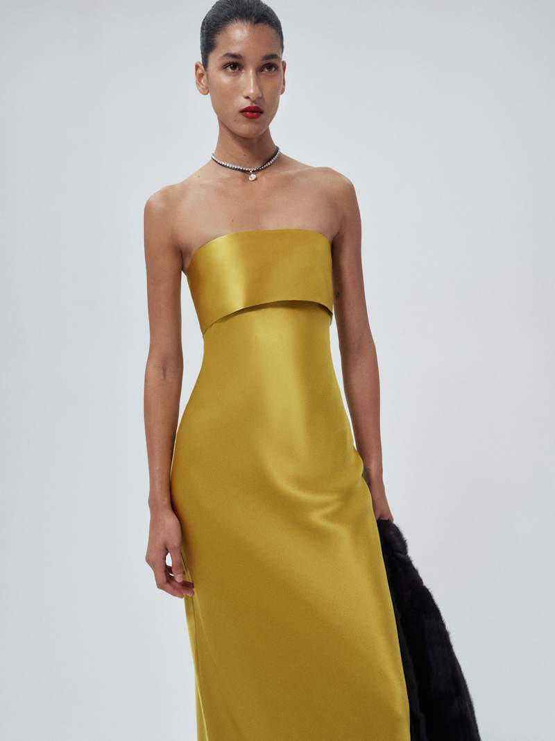 Reformation Sammie Silk Dress Green 12 | Reformation (Global)