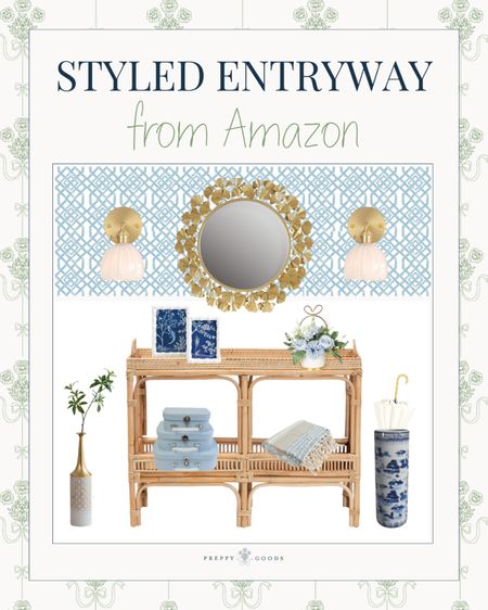 Styled entryway inspiration for your hallway! Everything is from Amazon for this Grandmillennial inspired look.


#LTKSummerSales #LTKHome #LTKFindsUnder100