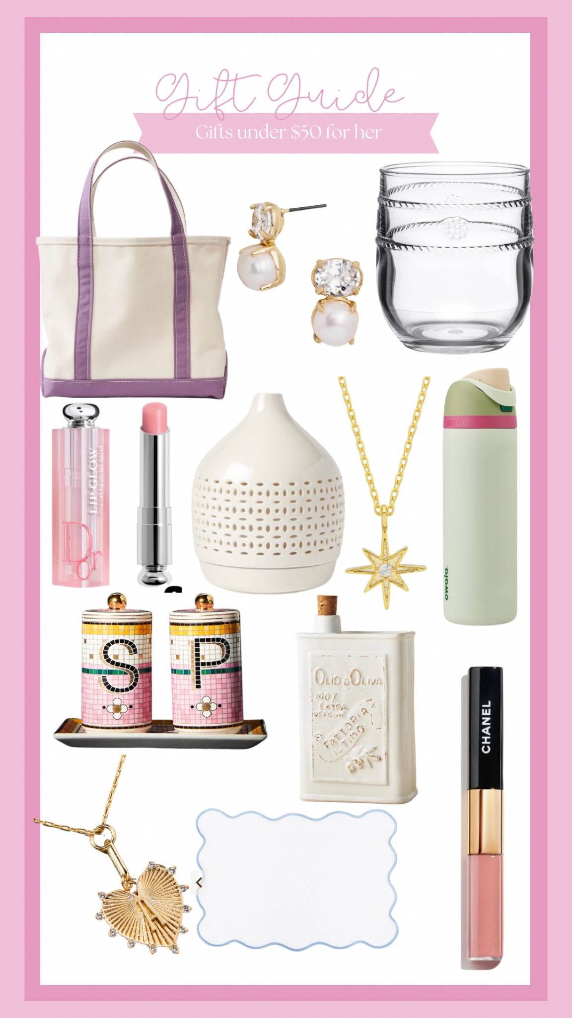 Gift guide under $50 for her 

#LTKHoliday #LTKSeasonal #LTKGiftGuide