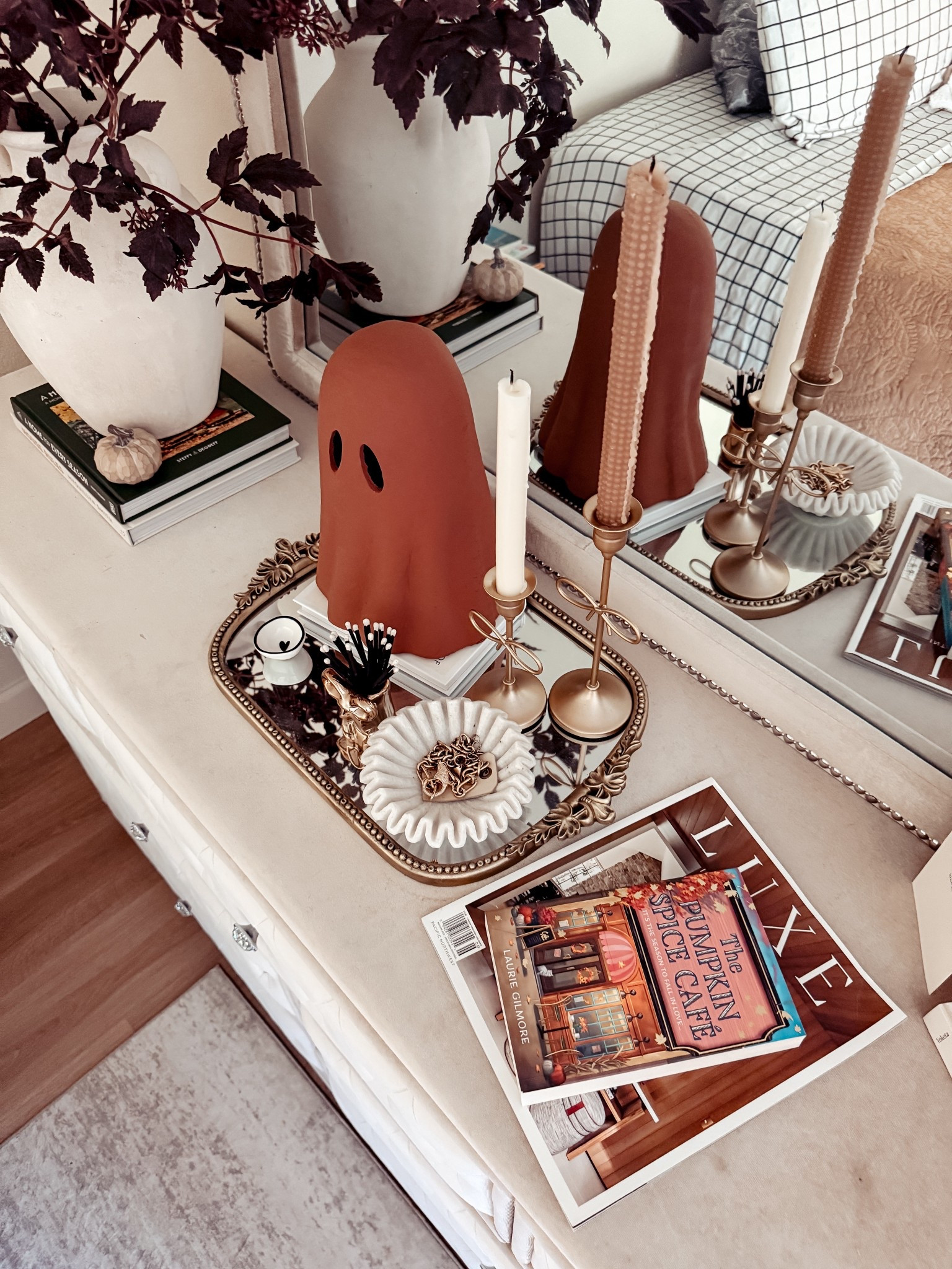 { dresser details ❥

Neutral Halloween Decor . Way To Celebrate Halloween . Halloween at Walmart . Anthropologie Home . Fall Stems } 

#LTKHome #LTKHalloween #LTKSeasonal