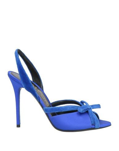 Tom Ford Woman Sandals Bright blue Size 11 Viscose, Silk, Leather | YOOX (US)