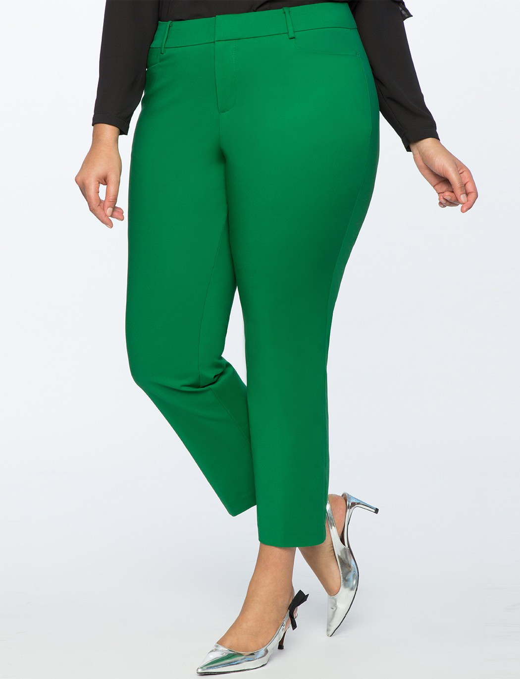 Kady Fit Double-Weave Pant | Eloquii