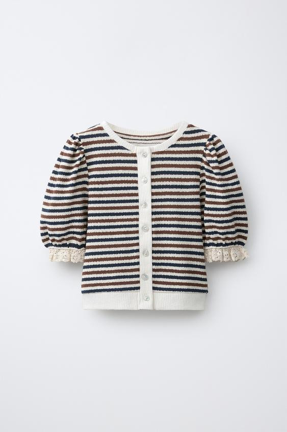 STRIPED CARDIGAN | Zara US